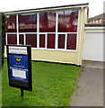 St David Lewis Catholic Church nameboard, Bettws, Newport