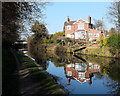 House on the Leeds and Liverpool Canal at Lydiate