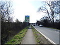 Path beside the A6 southbound