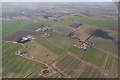 North Somercotes: Ark Road, Donna Nook Road and some of the 500 Acres (aerial 2016)