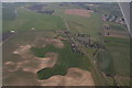 Tetney Lock and a former waterway: aerial 2016