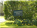 TM1355 : Choppins Hall sign by Geographer