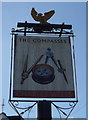 Sign for the Compasses public house, Greenfield