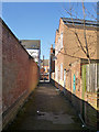 Alley from Duke Street to Meadow Lane, Loughborough