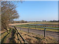 Path by the horse training circuit, Lydiate