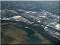 Temple Fields from the air