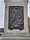 NZ2464 : Newcastle War Memorial, "PEACE" by David Dixon