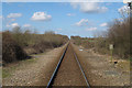 TM4186 : East Suffolk Line at Weston Crossing by Roger Jones