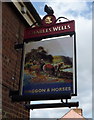 Sign for the Waggon & Horses, Barton-le-Clay