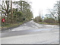 Looking across Faygate Lane into Wimlands Lane