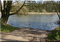 The end of Boat Lane at Hazelford Ferry