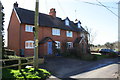 Semi-detached houses at west end of High Street