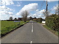 TM1454 : Entering Coddenham on the B1078 High Street by Geographer