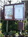 Sign for Walsworth Road Baptist Church, Hitchin