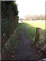 Footpath - end of Benson Lane