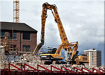 J3374 : The Orpheus Building (demolition), Belfast - March 2016(3) by Albert Bridge