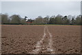 TQ4214 : Sussex Ouse Valley Way across a field by N Chadwick