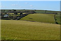 View over fields near Kingston Farm