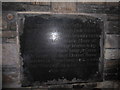 St. John the Baptist, Fladbury: memorial (b)