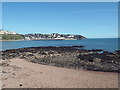 SX9063 : Rocks on the shore at Torquay by Malc McDonald