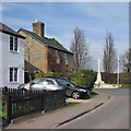 Ashwell: the corner of Station Road and Lucas Lane