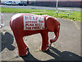 NS5768 : Concrete elephants on Shanks Street by Thomas Nugent