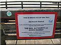 SH6115 : Railway safety 2 - Barmouth Bridge, Gwynedd by Martin Richard Phelan