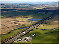 Wester Walkinshaw Farm from the air