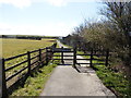 Cycle way on the former Ilfracombe to Barnstaple railway