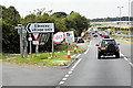 Northbound A1, Turning for Elkersley Village