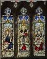SK9246 : Stained glass window, All Saints' church, Hough-On-The-Hill by Julian P Guffogg