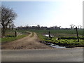 Footpath off the B1077 Helmingham Road