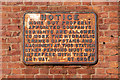 SJ8297 : Legal Notice on Wall of Warehouse at Former Liverpool Road Station by David Dixon