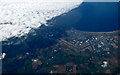 Prestwick Airport and Prestwick from the air