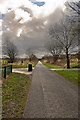 Footpath following a disused railway line