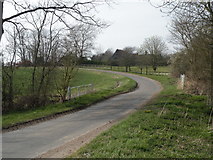 TL9443 : The road between Priory Green and Round Maple by Robert Edwards