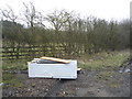 Fly tipped rubbish beside Langley Lane