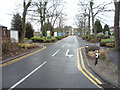 Access road to Lanchester Road Hospital