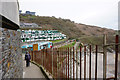 Coastal path at the eastern end of Langland Bay