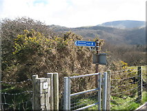 SH6214 : This gate for Arthog - Barmouth, Gwynedd by Martin Richard Phelan