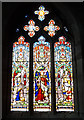 Stained glass windows at St Mary Magdalene, Albrighton