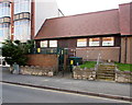 Electricity substation on the south side of Prince