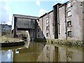 SE1437 : Partially-covered canal dock, Shipley by Christine Johnstone