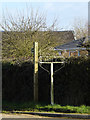 Roydon Hall sign & footpath sign