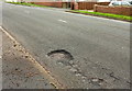 SX9065 : Pothole, Barton Road, Torquay by Derek Harper