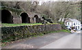 Four disused lime kilns in  Lower Lydbrook