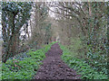 Bridleway running north-west from High Street, Hempstead