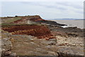 ST1666 : Cliffs, south shore, Sully Island by M J Roscoe