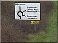 TM0658 : Roadsigns on the A1120 by Geographer