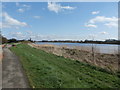 The River Ouse and Flood Bank at Goole